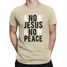 Load image into Gallery viewer, Know Jesus Know Peace Christian T-Shirts