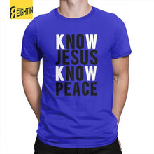 Load image into Gallery viewer, Know Jesus Know Peace Christian T-Shirts
