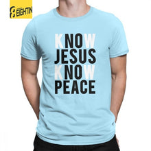 Load image into Gallery viewer, Know Jesus Know Peace Christian T-Shirts