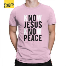 Load image into Gallery viewer, Know Jesus Know Peace Christian T-Shirts