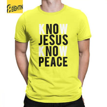 Load image into Gallery viewer, Know Jesus Know Peace Christian T-Shirts