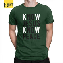 Load image into Gallery viewer, Know Jesus Know Peace Christian T-Shirts