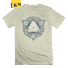 Load image into Gallery viewer, Valknut Ice Flame Vikings  T-Shirts
