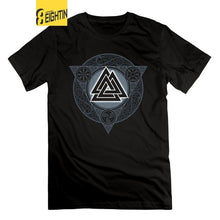 Load image into Gallery viewer, Valknut Ice Flame Vikings  T-Shirts