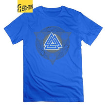 Load image into Gallery viewer, Valknut Ice Flame Vikings  T-Shirts