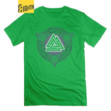 Load image into Gallery viewer, Valknut Ice Flame Vikings  T-Shirts