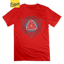 Load image into Gallery viewer, Valknut Ice Flame Vikings  T-Shirts