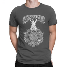 Load image into Gallery viewer, Viking T-Shirt Tree of Life Valhalla