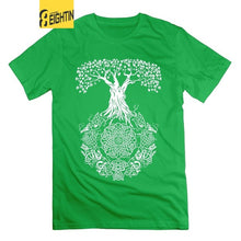 Load image into Gallery viewer, Viking T-Shirt Tree of Life Valhalla
