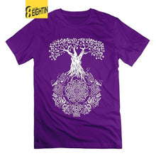 Load image into Gallery viewer, Viking T-Shirt Tree of Life Valhalla