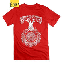 Load image into Gallery viewer, Viking T-Shirt Tree of Life Valhalla