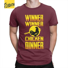 Load image into Gallery viewer, PUBG Winner Winner Chicken Dinner T-Shirts