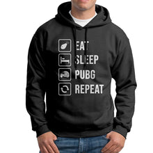 Load image into Gallery viewer, Men Eat Sleep PUBG Repeat  Hoodies