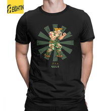 Load image into Gallery viewer, Guile Street Fighter Retro T Shirt