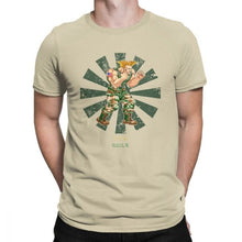 Load image into Gallery viewer, Guile Street Fighter Retro T Shirt