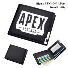 Load image into Gallery viewer, Black Short Wallet 3D Print Purse Coin Bag