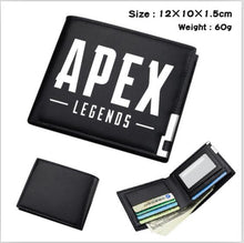 Load image into Gallery viewer, Black Short Wallet 3D Print Purse Coin Bag