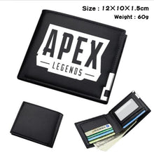 Load image into Gallery viewer, Black Short Wallet 3D Print Purse Coin Bag