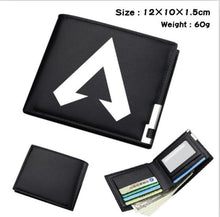 Load image into Gallery viewer, Black Short Wallet 3D Print Purse Coin Bag