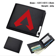 Load image into Gallery viewer, Black Short Wallet 3D Print Purse Coin Bag