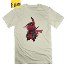 Load image into Gallery viewer, Deadpool Pikachu Cosplay Funny T Shirt