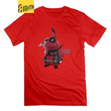 Load image into Gallery viewer, Deadpool Pikachu Cosplay Funny T Shirt